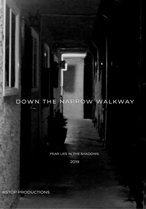 down the narrow hallway poster